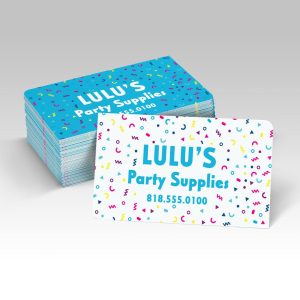 Rounded 2 Corners Business Cards