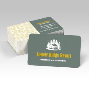 Rounded 4 Corners Business Cards